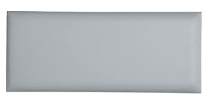 Art3d 4PCS Schälen und Stick Kopfteil für Twin in Grau, Größe 25x60cm, 3D Polster Wand Panels
