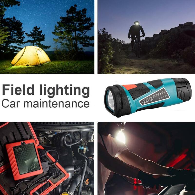Geeignet für bosch innen und außen 3w werkzeug licht beleuchtung für bosch 10,8 v lithium-ionen batterie bat413a/bat411/bat412a
