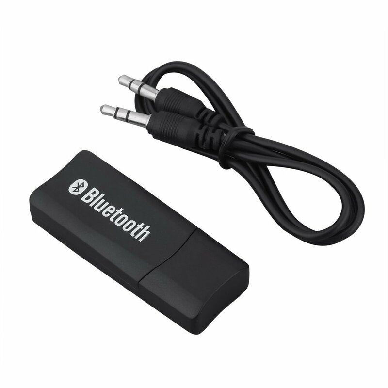 USB Bluetooth Adapter สำหรับ PC คอมพิวเตอร์โทรศัพท์มือถือไร้สาย Bluetooth Music Audio Receiver เครื่องส่งสัญญาณ Aux สำหรับรถยนต์