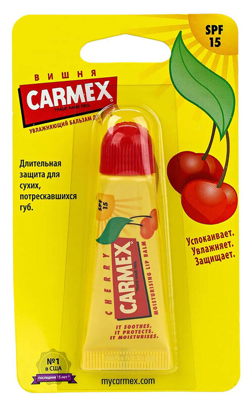 Бальзам для губ с ароматом вишни SPF15 Carmex