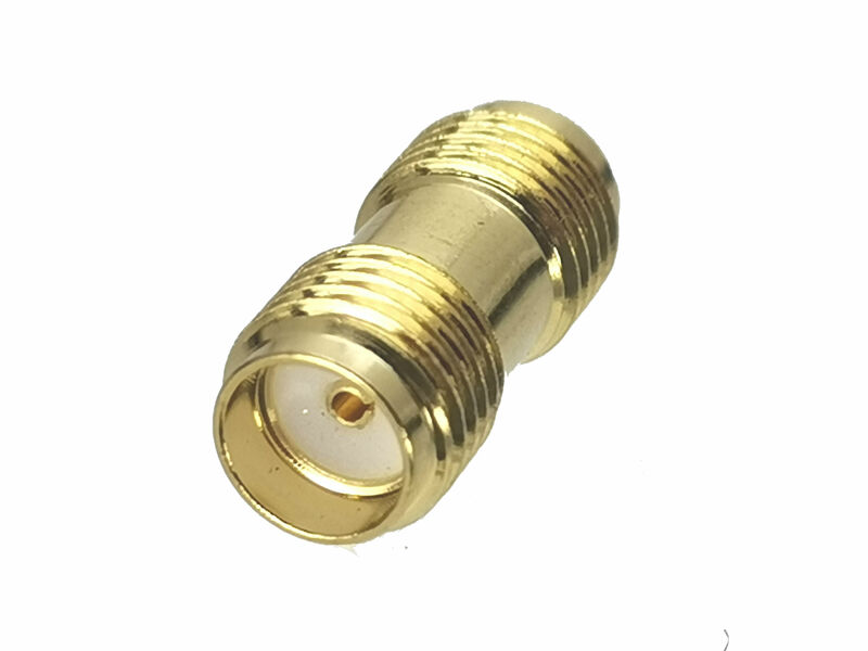 1pcs Connector Adapter SMA Female Jack to RP-SMA Female Plug RF Coaxial Converter Straight New Brass