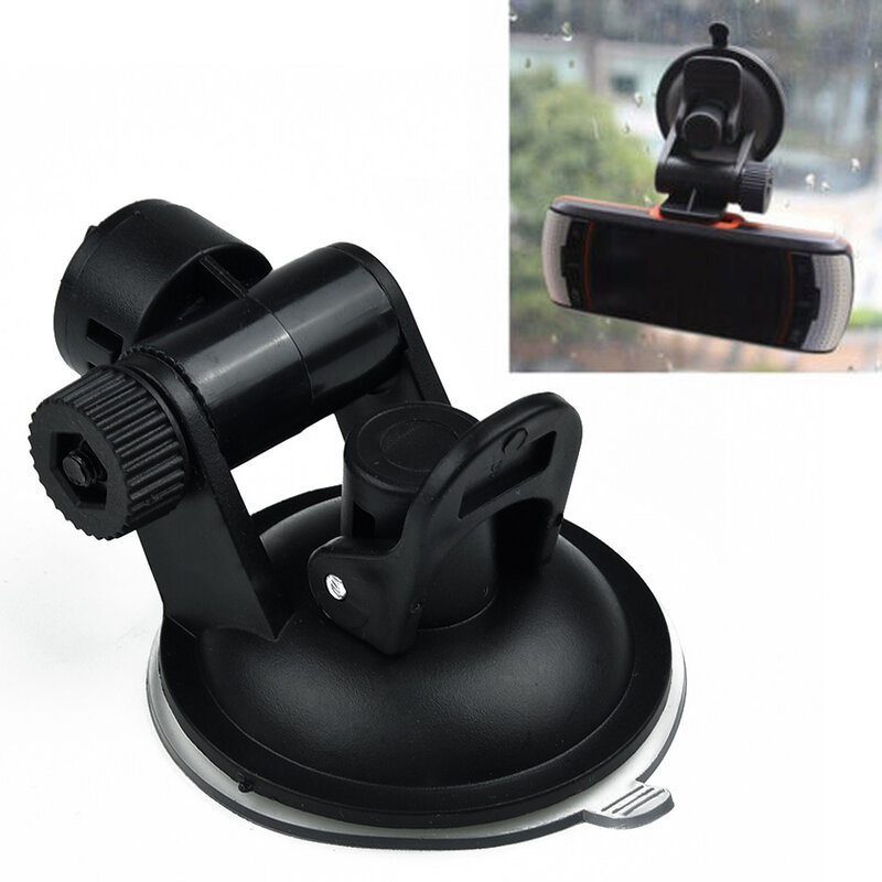 Interior Car Camera stand Mount Parts Recorder Suction Cup T-type Black Accessories Bracket Electronics Holder