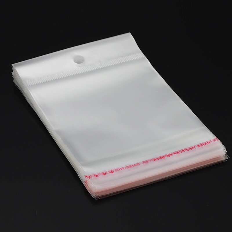 100 stücke Mehrere Größe Klar Self-adhesive Cello Cellophan Bag Selbst Dicht Kunststoff Taschen für Süßigkeiten Verpackung Wiederverschließbaren Tasche schmuck
