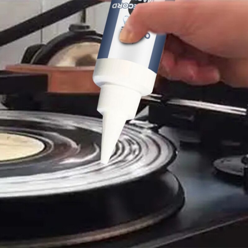 Detergente per dischi in vinile Album rondella accessori per la pulizia Kit soluzione per la pulizia dei dischi lama fluida