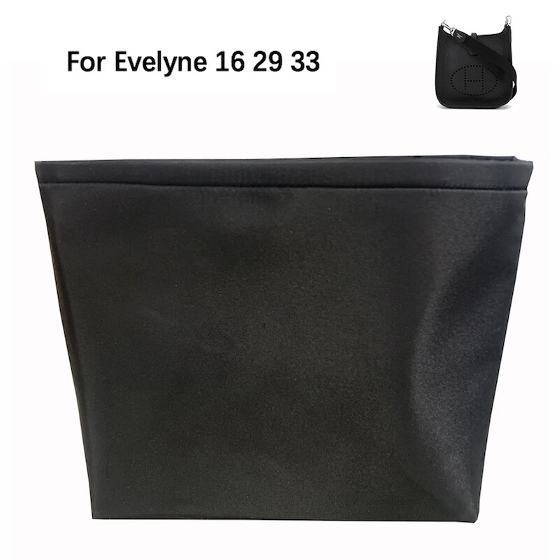 Organizador de bolsas de inserción para Evelyne16 29 33, bolso de mano para maquillaje, organizador, monedero interno, de base portátil moldeador, nailon Premium (hecho a mano)