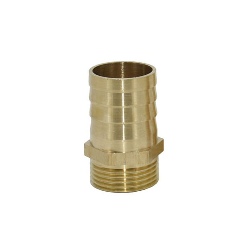 16mm 19mm 25mm 32mm To 1" Male Water Hose Barb Connector Brass DN15 DN20 DN25 Tube Joint Garden Hose Connector 1Pc