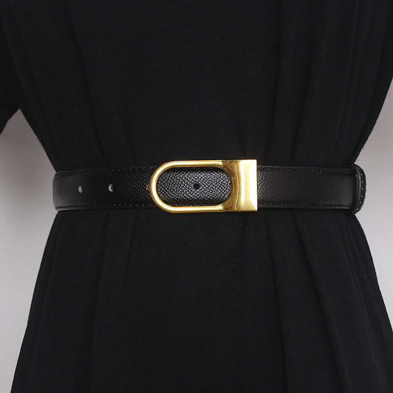 Corsets en cuir véritable pour femmes, ceinture étroite et décorative, Vintage, tendance, TB1822