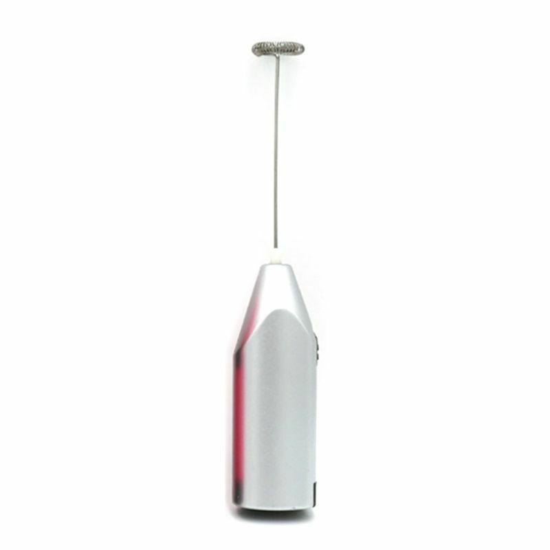 Elektryczny mikser mleka trzepak podwójna głowica kawy spieniacz spieniacz maszyna ze stali nierdzewnej dla domu kuchnia 19QE