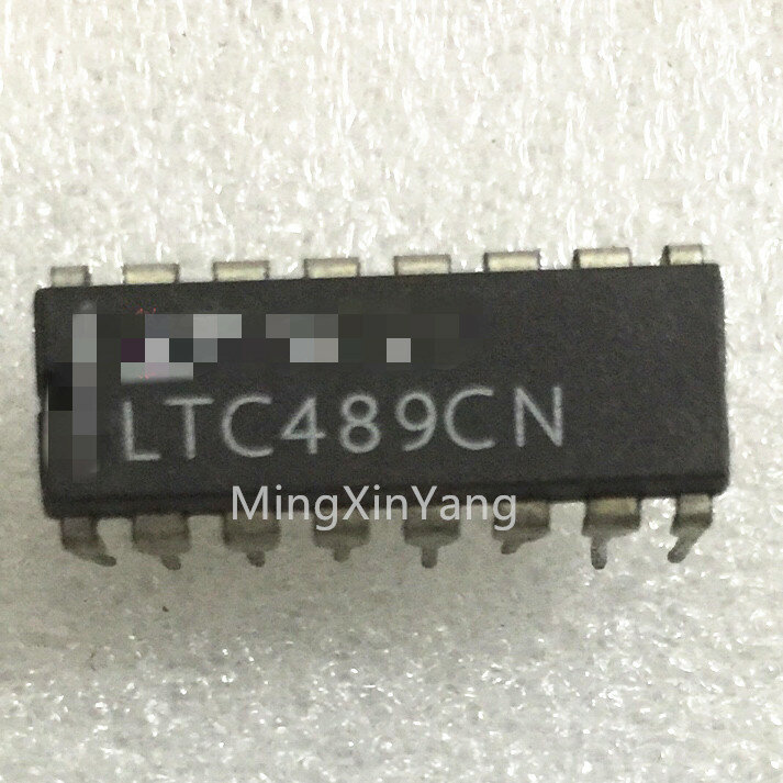 集積回路チップ5個ltc489cnディップ-16