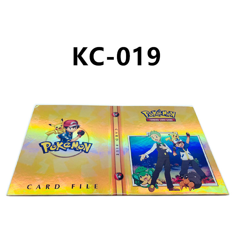 240 stück Cartoon Zeichen Karte Sammlung Notebook Spiel Karte Spielen Pokemon Karten Album Halter Neuheit Kinder Geschenk