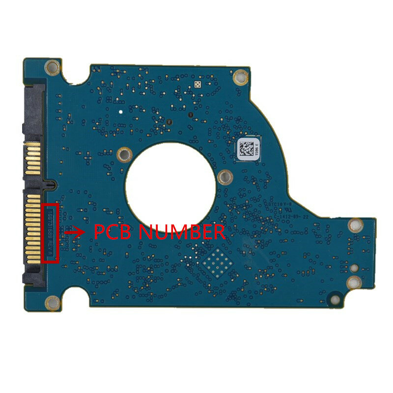 Papan Sirkuit Hard Disk Notebook Seagate/100731589 REV A / 8047 / ST500LM000