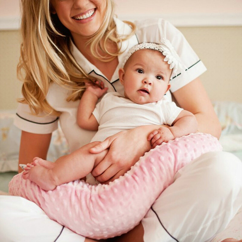 Nursing Pillow Cover Soft Breastfeeding Pillow Case Slipcover