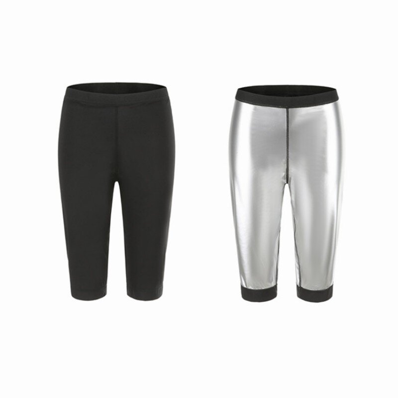Pantalones cortos adelgazantes de cintura alta para mujer, moldeador de cuerpo, compresión, entrenamiento térmico, ejercicio, muslos, Sauna, sudor