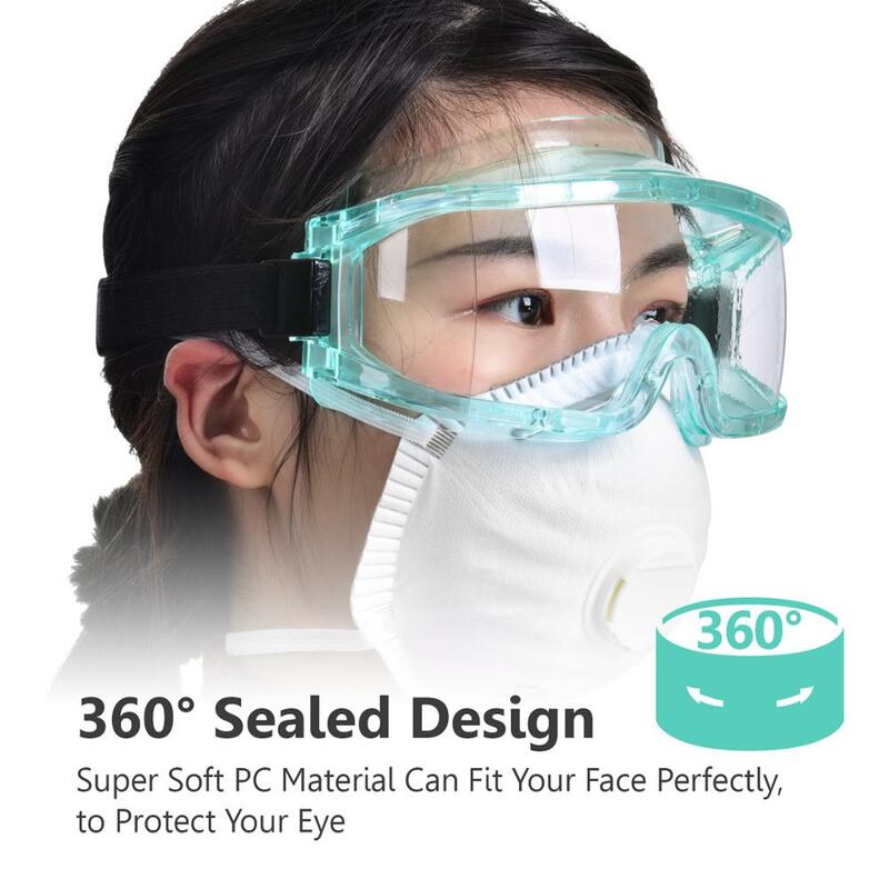 Occhiali di protezione antiappannamento Safety year-SG0031 occhiali di protezione antigraffio e protezione UV per uomo protezione sigillata per gli occhi