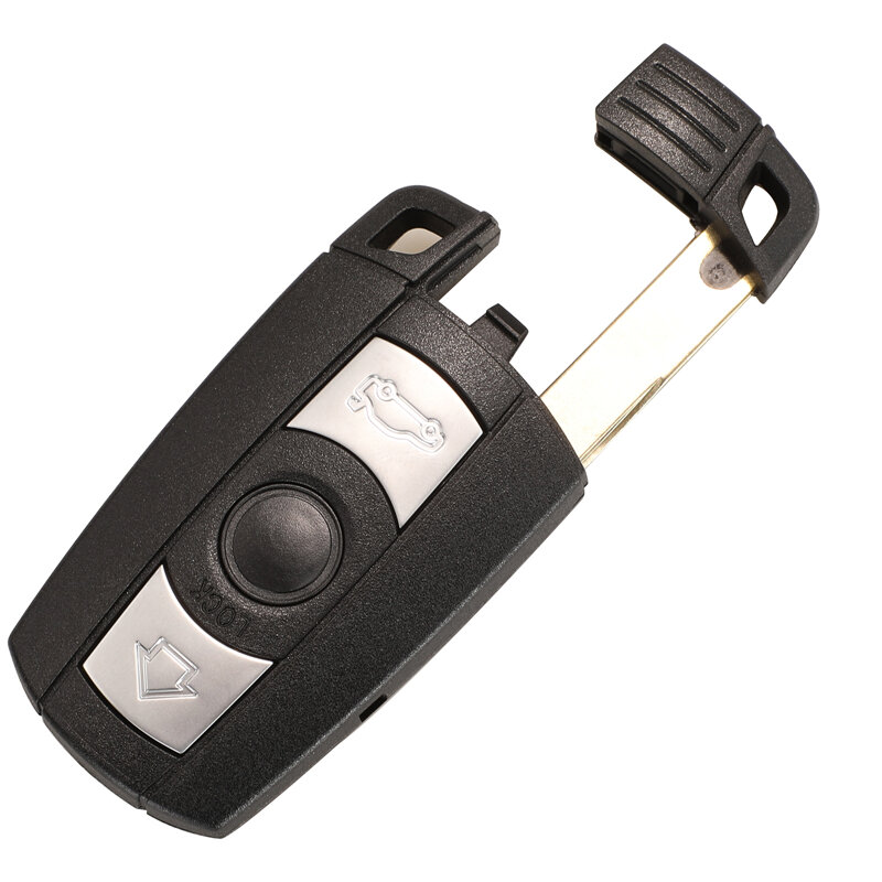 Jinyuqin Auto Remote Key Shell für BMW E61 E90 E82 E70 E71 E87 E88 E89 x5 x6 für 1 3 5 6 Serie ersetzen 3-Tasten-Smart-Key-Fall