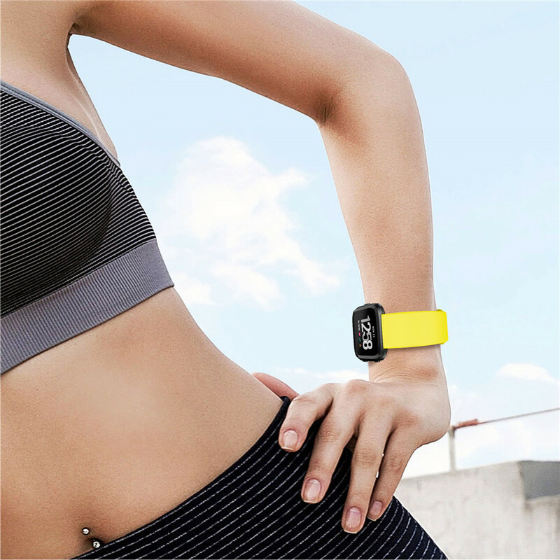 Cinturino in Silicone per accessori Smartwatch Fitbit Versa/Versa 2/Versa Lite cinturino sportivo morbido per polso Fitbit Versa Lite