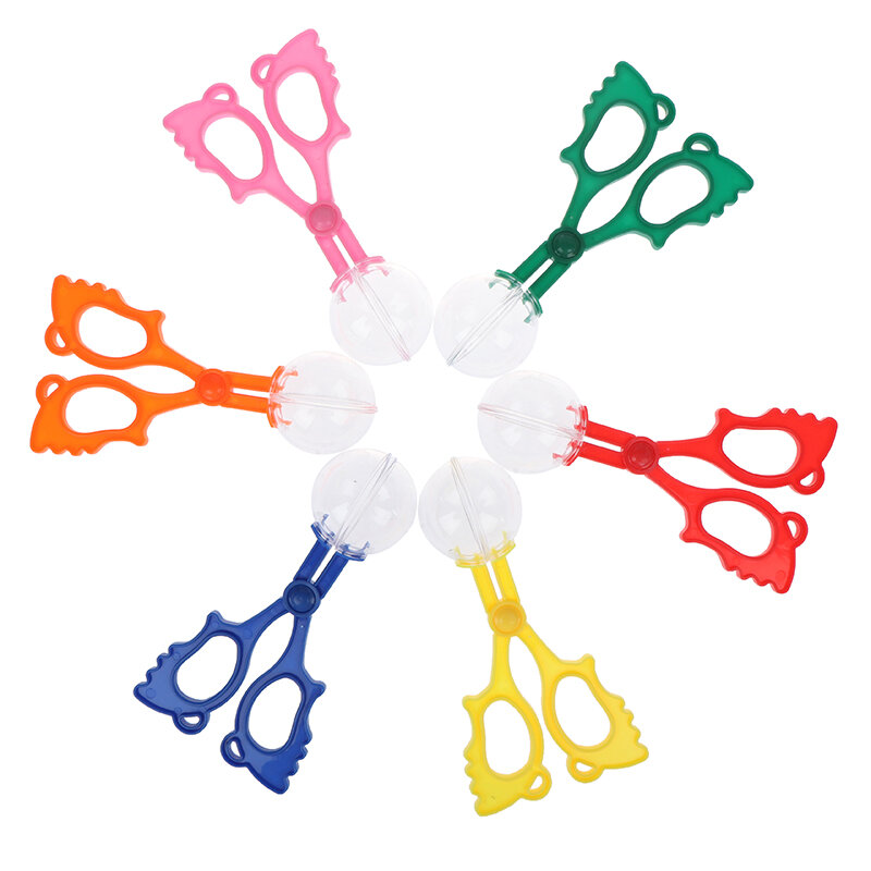 1pc Plastic Bug Insect Catcher Scissors Tongs Tweezers For Kids Children Toy Handy Tool Children Toy