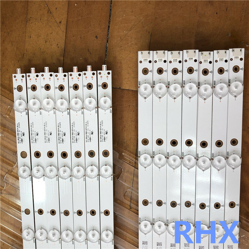 Rétro-éclairage LED 3V, pour modèles 55PUS6501/12 55PUS6551/12 55PUS6561 55PUS6581 GJ-2K16-550-D714-V4-L R LBM550M0701-KY-4 0 (R) (L)