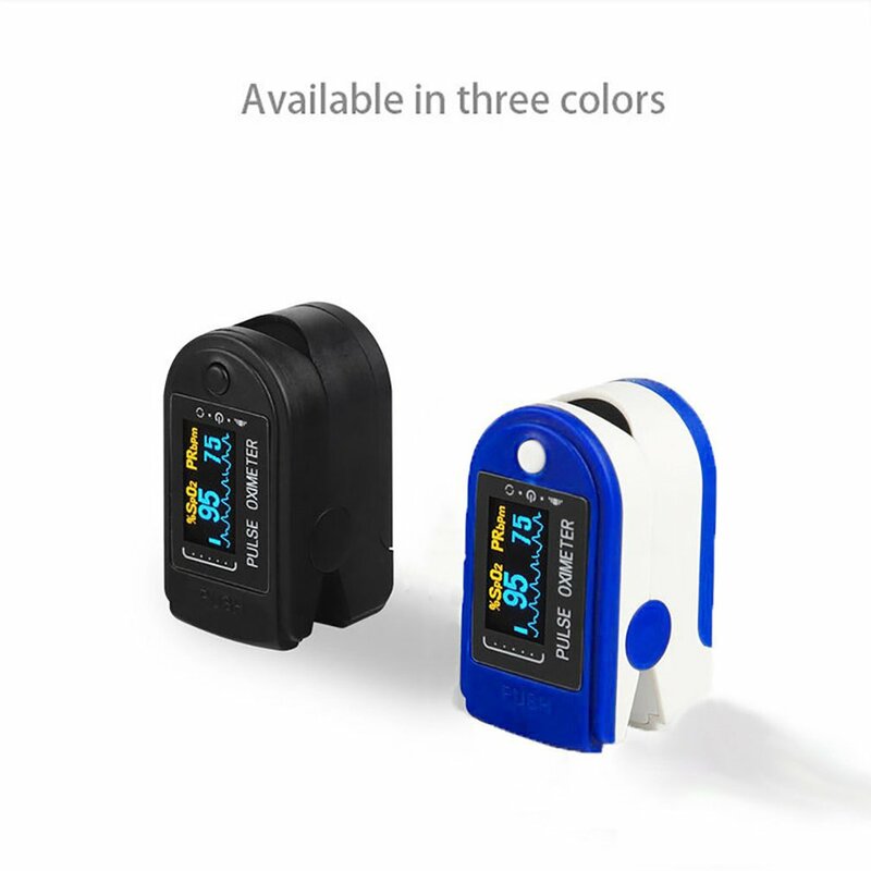 Portable Professional Finger Oximeter Digital Finger Pulse Oximeter OLED Blood Oxygen Heart Rate Health Diagnostic Monitor Tool