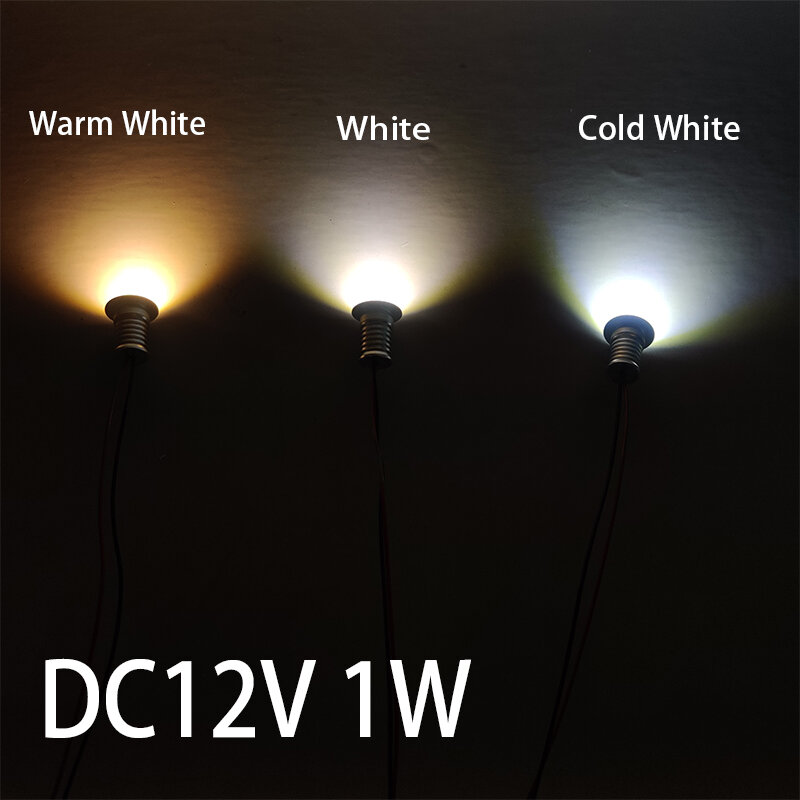 1W 0.5W Mini reflektory Led 12V z możliwością przyciemniania kolorowego lampa punktowa z lampą typu RGB do sufitu na imprezę Ktv szafka na bieżnię Lighti