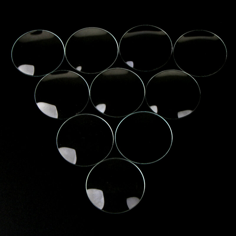 透明なドーム型の時計ガラス,直径20-23mmの宝石,10個