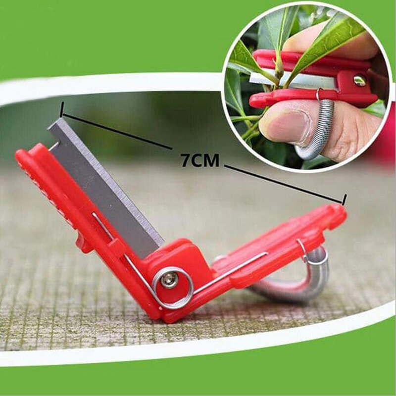 Rot Multifunktionale Daumen Messer Sicher Obst Klinge Werkzeug Garten Pruner Obst Picking Gerät Schneiden Klinge Ringe Finger Protector