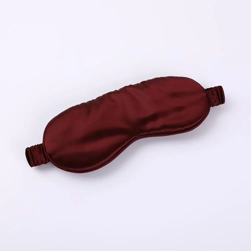 100% Mulberry Silk Eye Mask Solid Color 22 Momme Care For Sleep Free Shipping World Wide