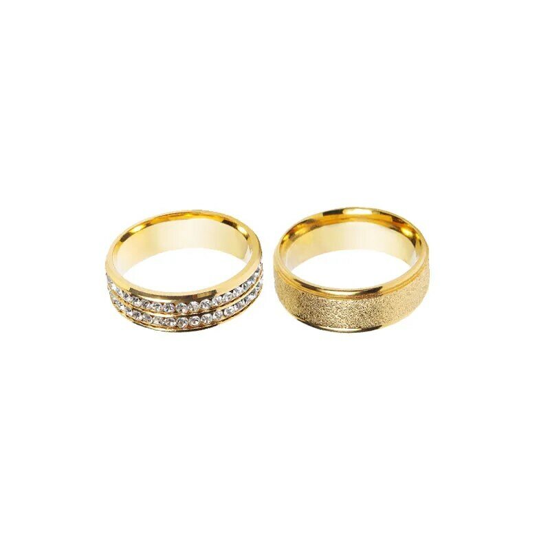 Gold Metal Wedding Tie Ring para homens, DiBanGu, novo designer, dois estilos, qualidade da moda, drop shipping, JZ02-03
