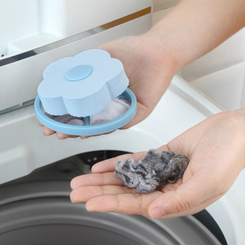 Coletor de pelos para máquina de lavar roupa, discos de bola de limpeza para remoção de pelos de máquina de lavar roupa flutuantes