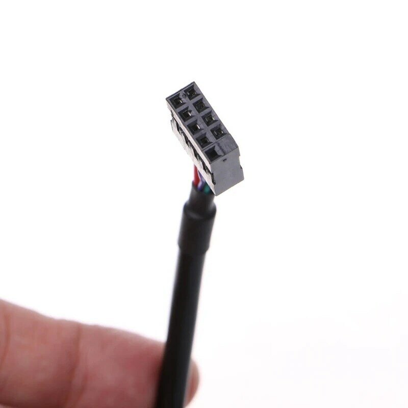 H4GA USB 2,0 9-Pin vivienda USB macho a USB 3,0 20-Pin de la placa base Cable adaptador hembra
