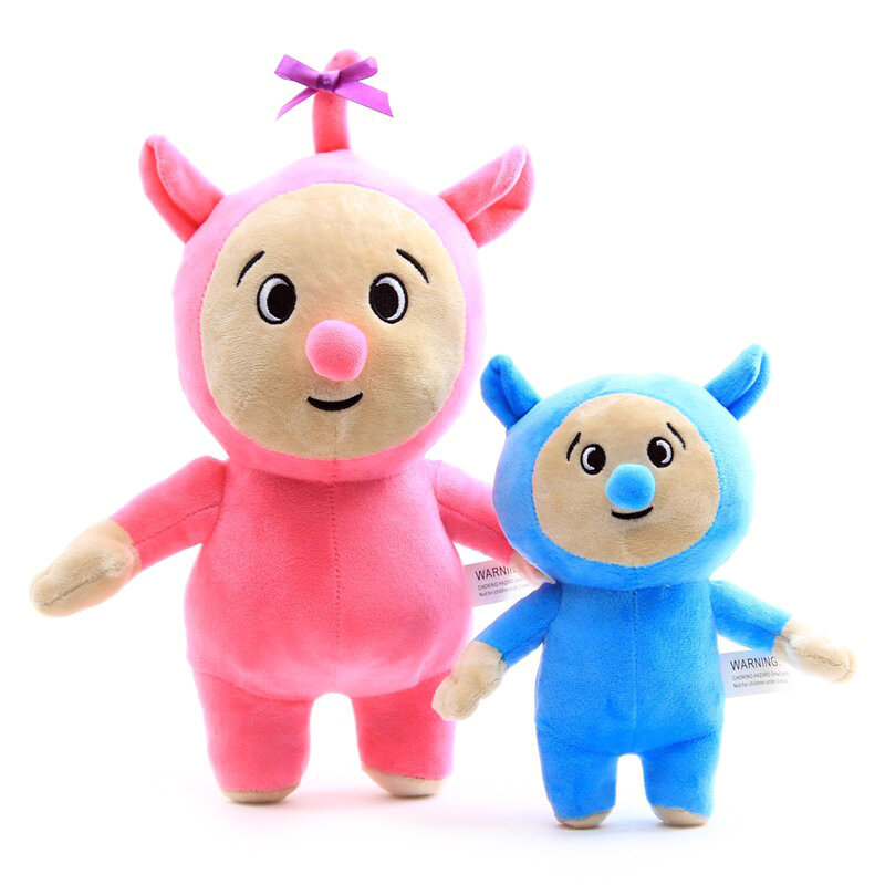 Baby TV Billy and Bam Cartoon pluszowa figurka zabawka miękka wypchana lalka dla dziecka urodziny prezent na boże narodzenie