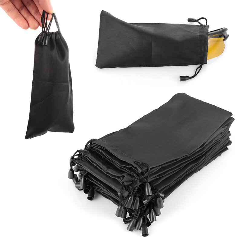 Мягкая водонепроницаемая сумка для солнцезащитных очков на шнурке из микрофибры, Пыленепроницаемый Чехол, карманная сумка для очков, портативный футляр