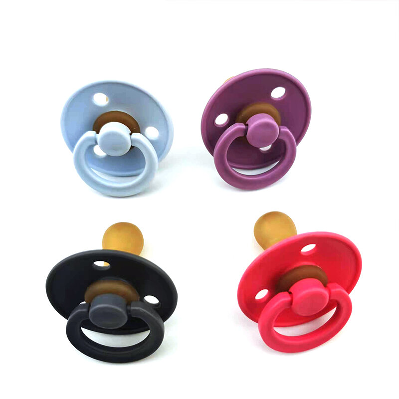 Baby Nipple Latex Pacifier Nipple Feeder Natural Rubber Soother Teething Natural Latex Pacifier