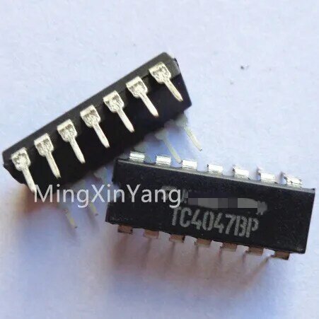 Chip IC de circuito integrado DIP-14, TC4047BP, 5 uds.