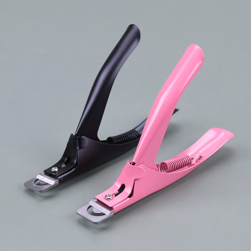 1PC Luxury Stainless Steel Head Nail Clipper Acrylic Gel French False Nail Tips Cutter Clipper Girl Nail Care Tools