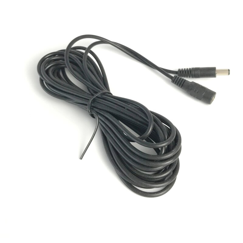 Security Camera Extension DC 12V Cable Male Female Power Extension Cord 5.5mmx2.1mm Cables for Wifi/AHD/IP Cameras