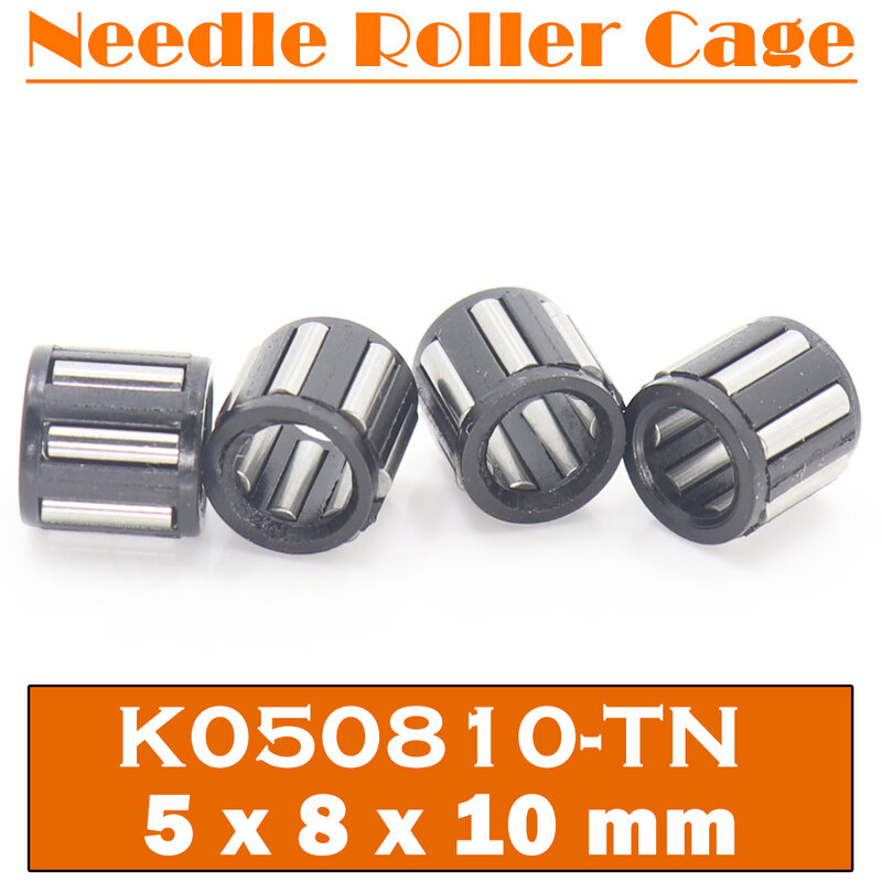 K050810 rolamento 5*8*10mm (4 pces) conjuntos radiais da gaiola do rolo da agulha k050810 k50810 rolamentos k5x8x10tn