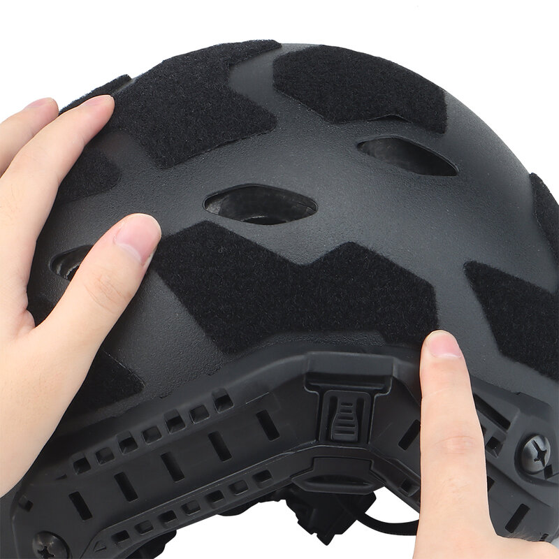 11 stücke taktische Helm Patches Haken Helm Klebeband Abdeckung Helm klebriges Zubehör passt alle schnellen Helme