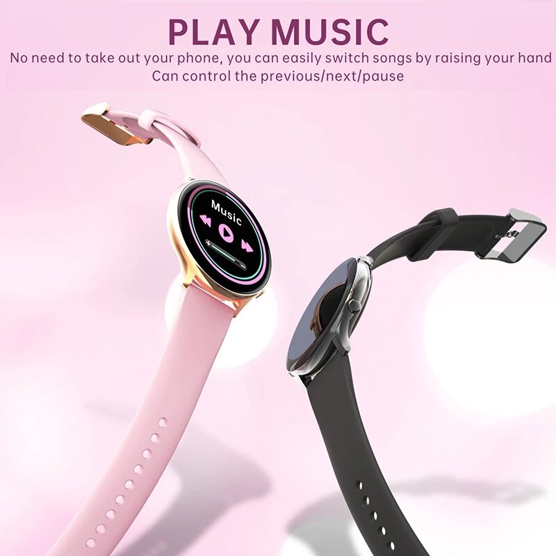 LIGE – montre connectée pour femmes, écran entièrement tactile, moniteur de santé, température, rappel d'appel, Sport, Bracelet pour dames, 2021