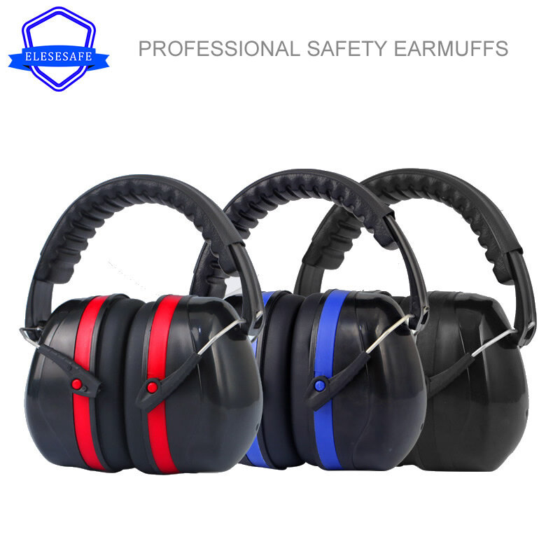 Headphone kualitas tinggi pengurang antikebisingan penutup telinga keamanan SNR-35dB untuk belajar tidur pekerjaan kayu perlindungan pendengaran