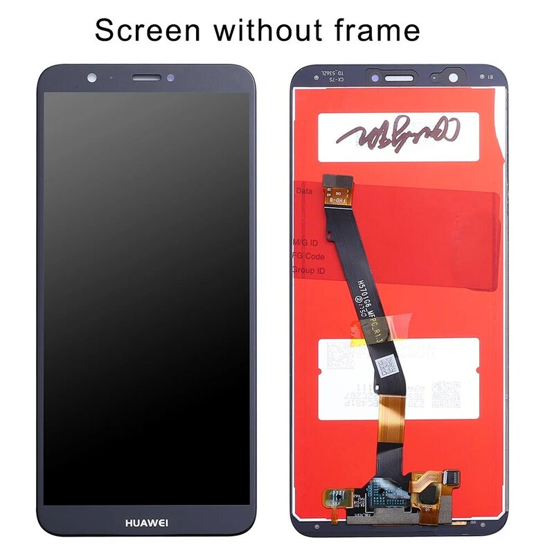 Huawei P 스마트 LCD 디스플레이 터치 스크린 디지타이저 어셈블리 화웨이 P 스마트 LCD 프레임 FIG LX1 L21 L22 스크린 교체