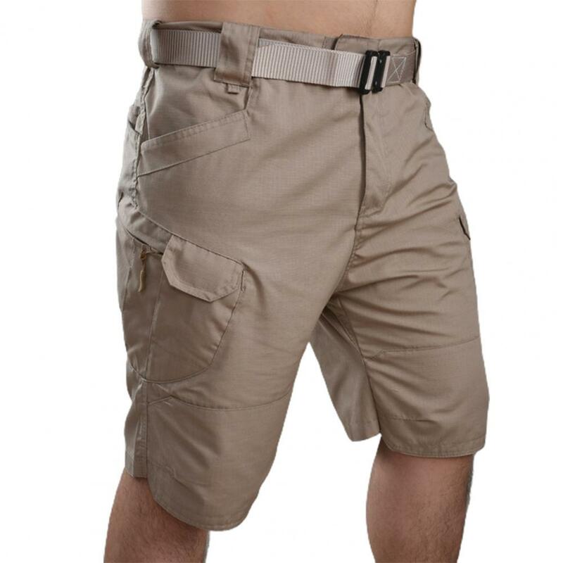 Pantalones cortos tácticos clásicos para hombre, pantalones cortos impermeables mejorados de secado rápido con múltiples bolsillos, para exteriores, caza, pesca, Militar