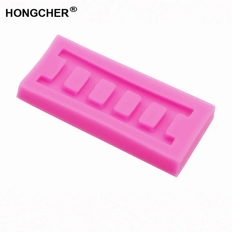 New Mini ladder fence, epoxy silicone mold, resin craft mold, key ring mold, cake baking decoration mold chocolate cookie mold