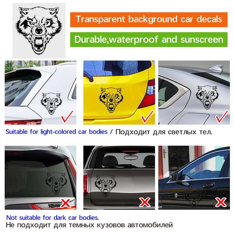 S61251 # Lakeland Terrier Dog Black Transparent Car Sticker Vinyl Decal Waterproof Decors for Motorcycle Bumper Laptop