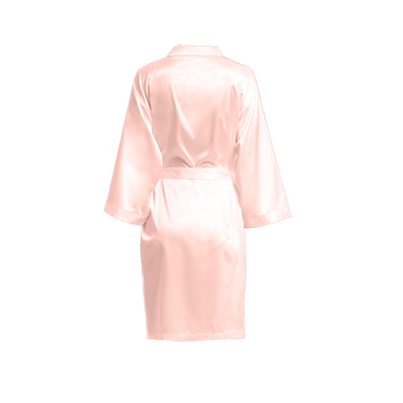 Vestido de satén grueso para mujer, prenda de vestir de color liso mate, A9000D