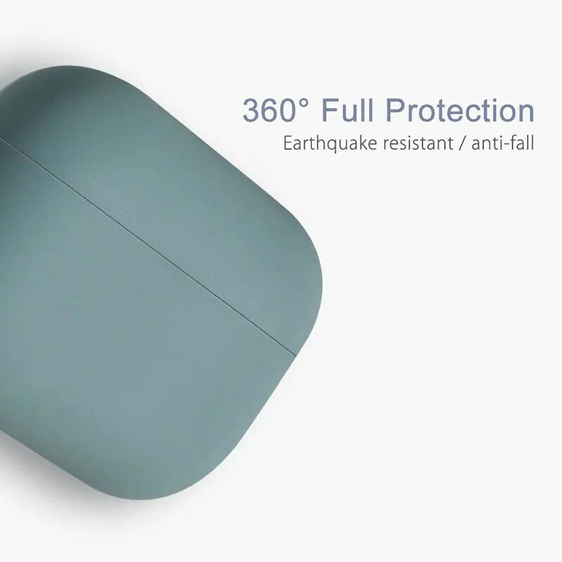 Funda líquida para Airpods Pro funda protectora de silicona suave mate accesorio Silm para Apple Airpod Air Pods Pod Pro funda