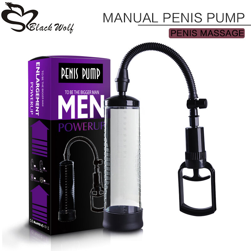 Эффективный насос для пениса, увеличитель мужского члена, вакуумный удлинитель пениса, Мужская секс-игрушка, увеличитель длины, мужской пое...