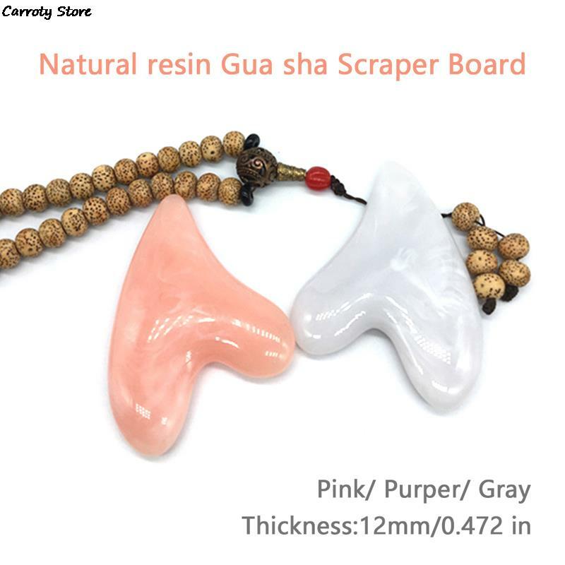 Rascador de Guasha para masaje facial, masajeador de acupuntura, tablero Gua Sha, herramienta para el cuidado de los ojos y la cara, 1 piezas