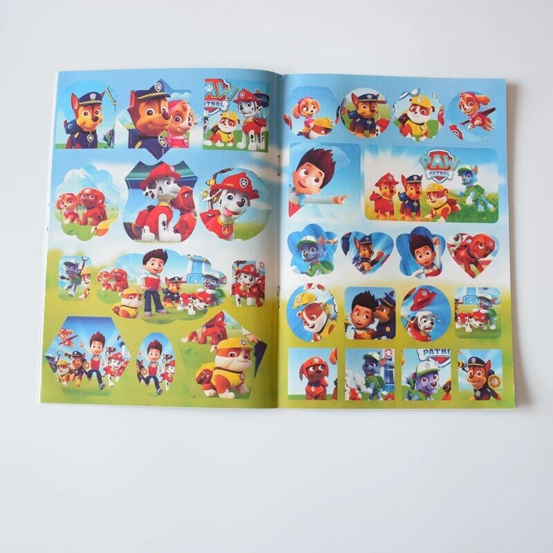 Livre de Coloriage et d'Autocollants Anglais 32K (140x204cm), Dessin Animé pour Enfant, Nettoyage, 1 Pièce