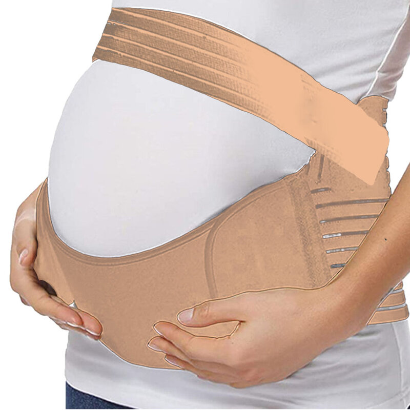 M-3XL ผู้หญิงคลอดบุตรเข็มขัดเอว Care ท้องรั้งรองรับ Belly Band Back เสื้อผ้าปรับ Mujer การตั้งครรภ์